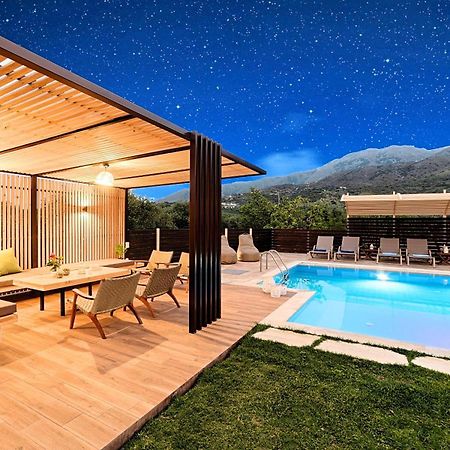 Cretan Sunrise Villa Heated Pool Dhimitrouliana Ngoại thất bức ảnh