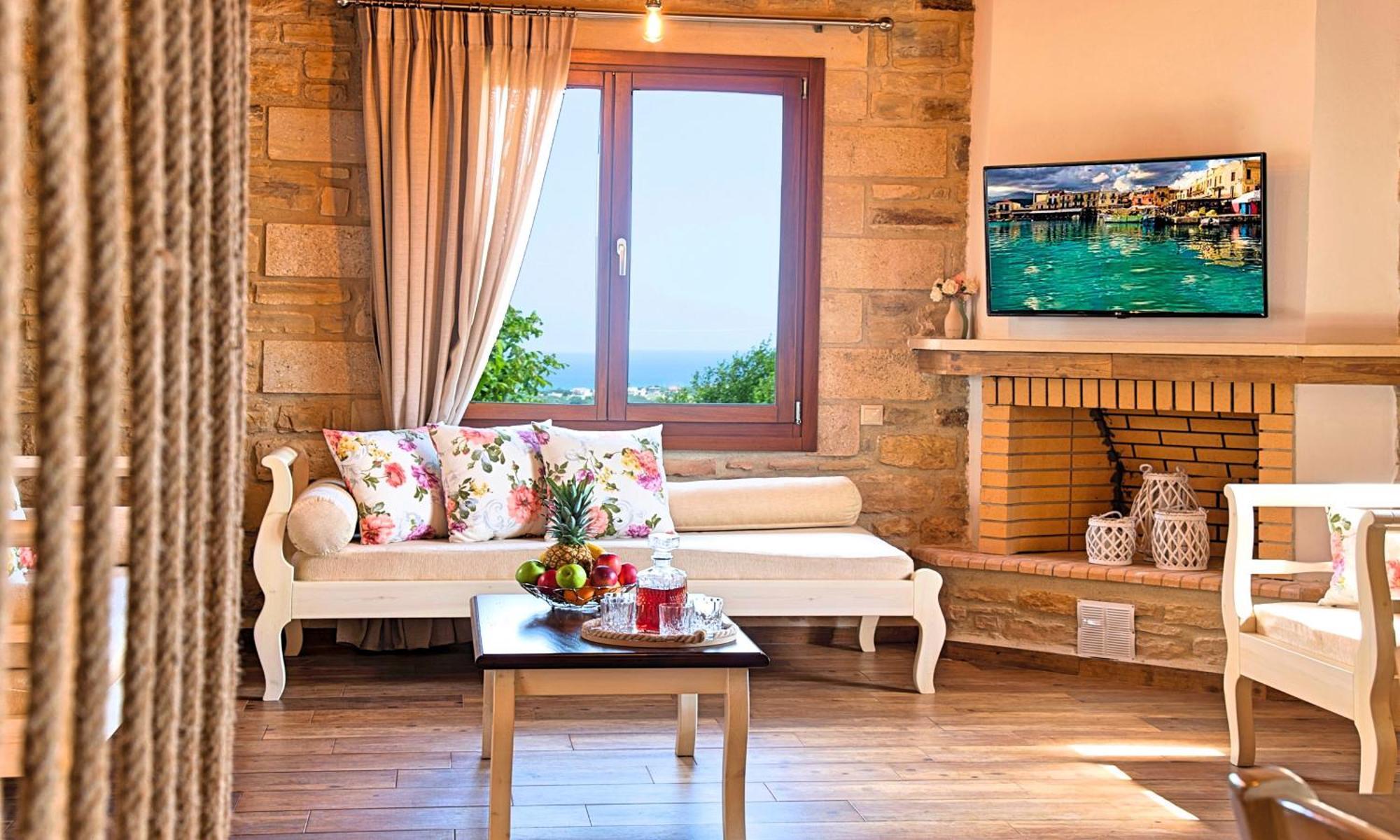 Cretan Sunrise Villa Heated Pool Dhimitrouliana Ngoại thất bức ảnh